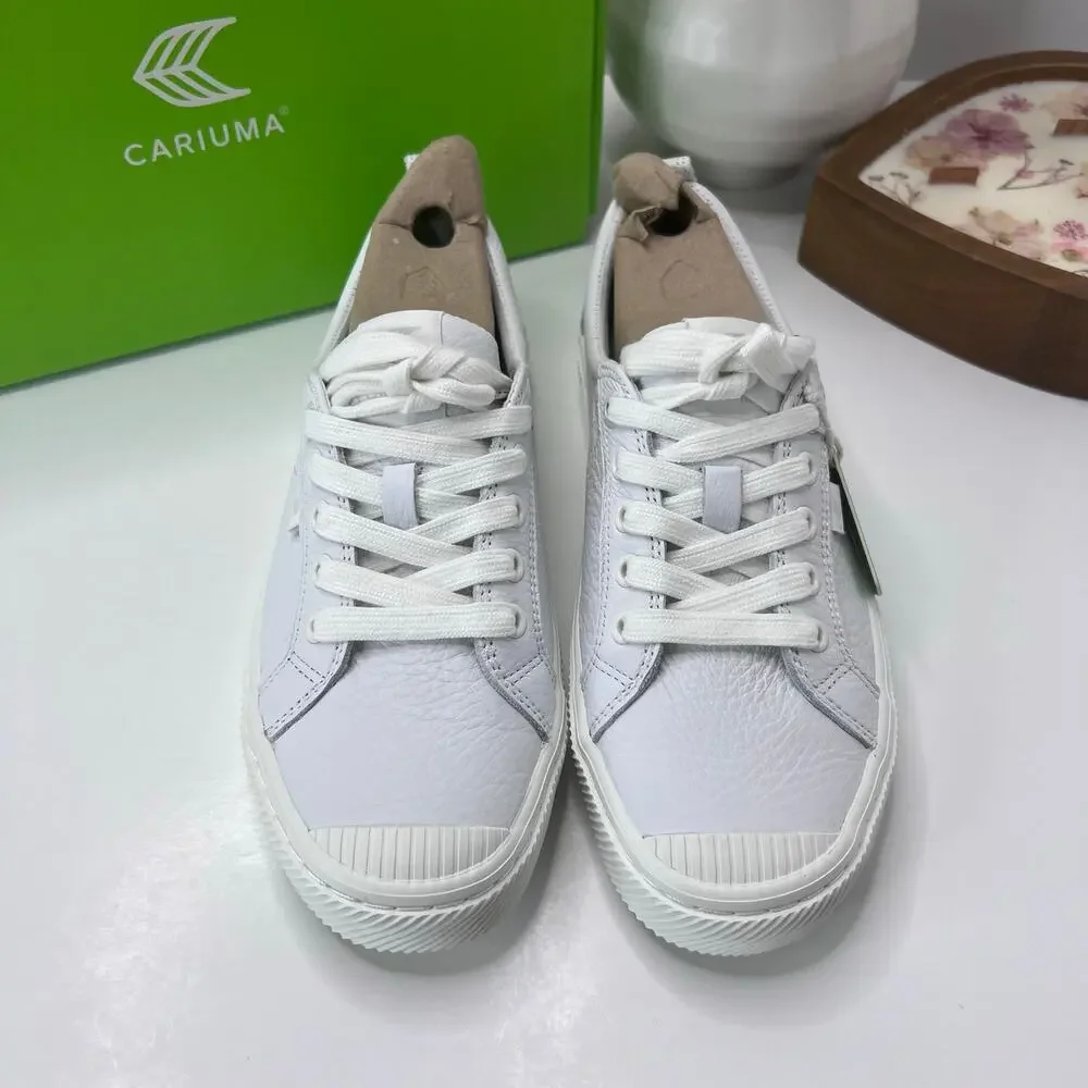 Cariuma OCA Low Casual Leather Sneaker White Women's 8M NWB - Picture 5 of 10